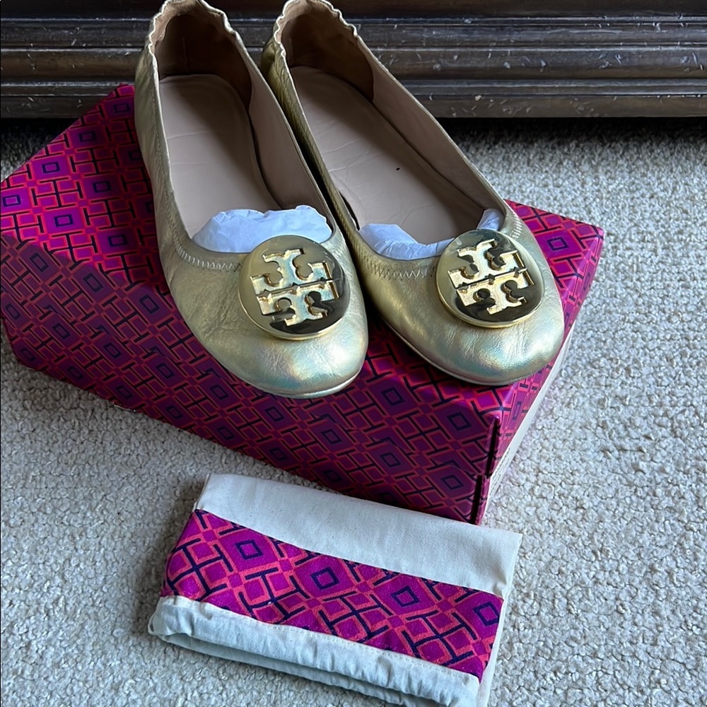 Tory Burch, Minnie travel, ballet flat